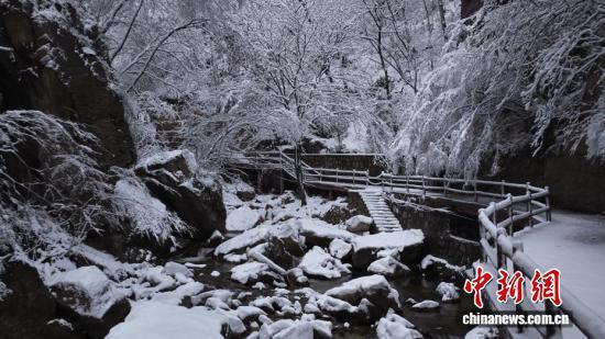 秦岭迎初雪 银装素裹美不胜收