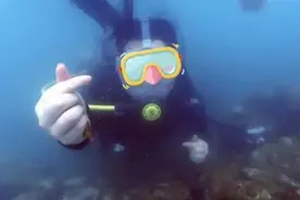 多人受害！海底潜水时突然被陌生人摘下面罩图片