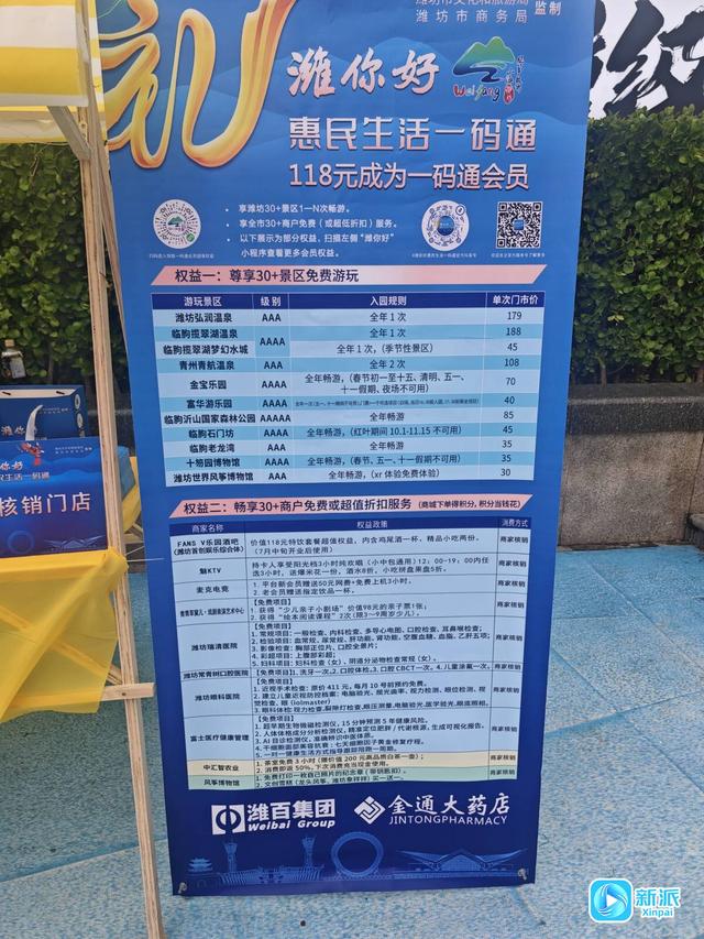 潍坊30+景区畅玩，“潍你好”一码通上线！