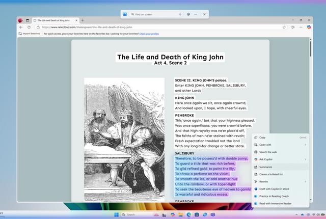 Windows 11 的最新更新将添加几项 AI 功能