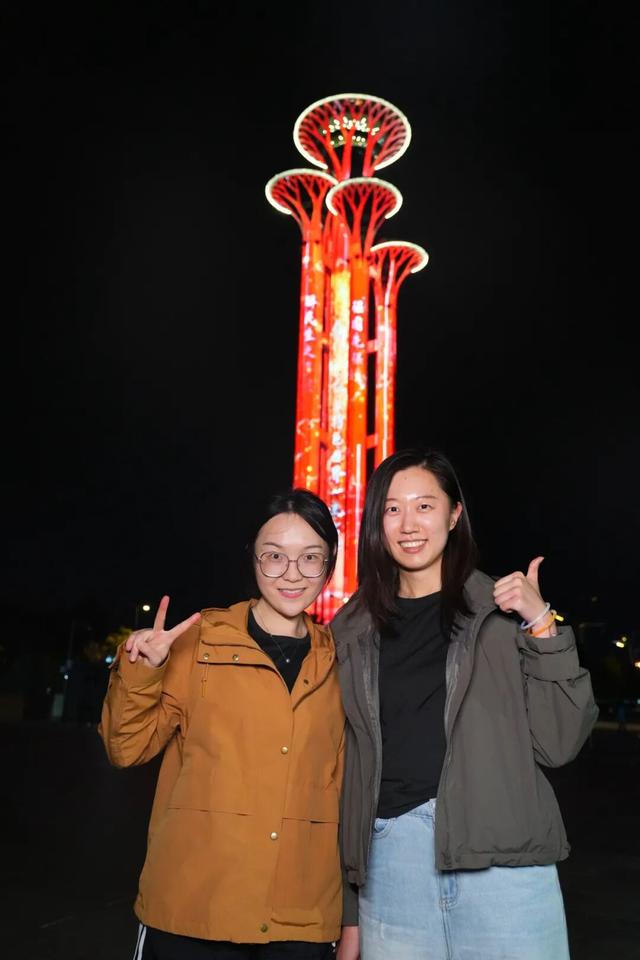 昨夜专属CAUer的奥林匹克塔，你打卡了吗？