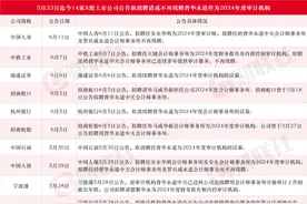 累计14家A股上市公司公告不再续聘普华永道作为2024年度审计机构 中国银行调整普华永道合作内容为2024年度中期财务报告审阅图片
