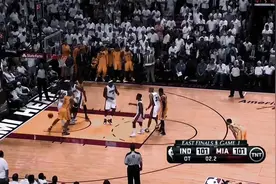 😉怎么老是你啊！詹姆斯在骑士+热火+湖人都压哨绝杀了步行者！图片