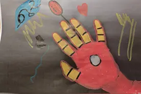 绘画：可爱手宝宝｜烟台中小学生“才艺秀”作品选登图片