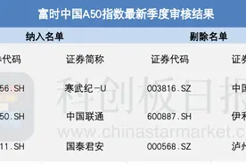 科创板第二家！寒武纪即将纳入这一国际指数图片