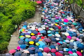 下雨都挡不住，武汉这里又又爆满了图片