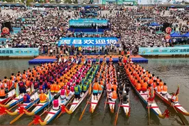 28支队伍竞渡，川渝龙舟精英邀请赛在渠县开赛图片