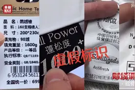 消费提示！五招教你辨别优劣羽绒产品图片