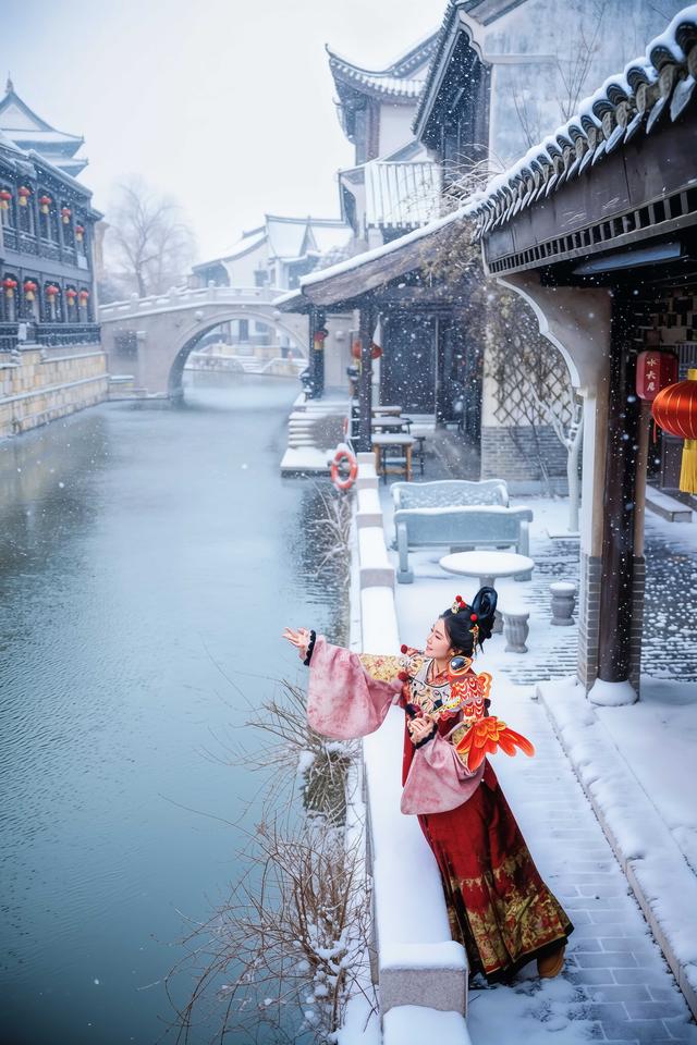 大雪倾城！直击台儿庄古城的限定版浪漫