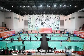 2024亚洲U17暨U15青少年羽毛球锦标赛成都激战图片