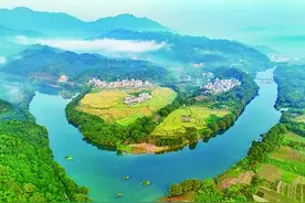 山乡美景图片