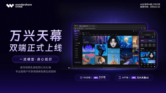 “AI+移动”双轮驱动 万兴科技“中国版Adobe”含金量攀升