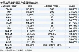 车企冲刺年终大考：谁能提前收官？谁将食言全年目标？图片