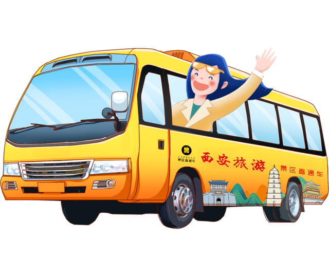 接驳车、观光车、景区直通车，绿色出行畅游曲江