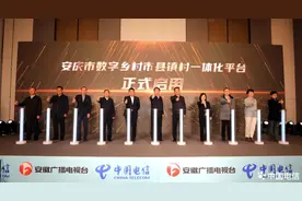 全国首例数字乡村一体化平台项目在安庆发布图片