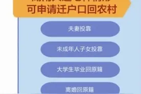 户口从农村迁出了，还能迁回吗?最新落户政策解读来了图片
