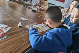 一段与直升机的创意之旅！常熟市沙家浜镇常昆村开展“推开科技之门”科普手工活动图片