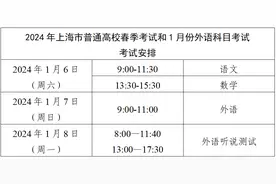 2024上海春季高考在即，官方提醒考生配合安检、带齐两证赴考图片