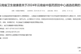 昆明市中医医院2024年拟入选6个省级中医药质控中心图片