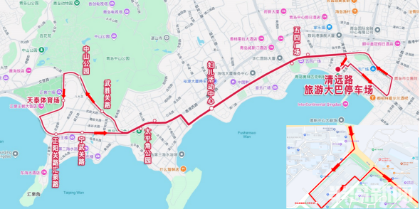 好消息！7月26日，旅游公交线路和环浮山公交线路同步开通