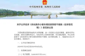 事关浙A号牌，杭州公开征求意见，会有哪些变化？大家期待如何？图片