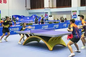 2024年琼台“宝岛杯”两岸青少年乒乓球比赛海口举行图片