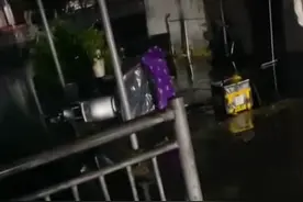 广东潮州一外卖小哥送餐跌入积水中溺亡，当地正开展善后处置图片
