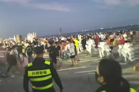 北海不明鱼类伤人事件亲历者：小孩在浅水区，说底下软软的，有东西割他图片