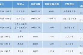 执行案款发放公示图片
