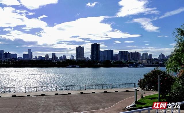 高清湖南丨夏日橘子洲：湘江碧波映红颜，游人如织话风情