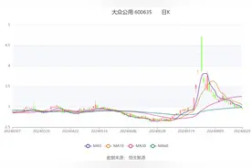 大众公用：2024年上半年净利润1.22亿元 同比下降74.42%图片