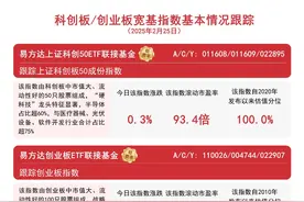 指数走势分化，易方达上证科创50ETF联接基金 （A/C/Y: 011608/011609/022895）等产品受关注图片