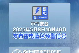 远离外露金属 注意防范！北京发布雷电蓝色预警信号→图片
