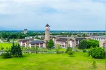 成都东软学院校园全景图片
