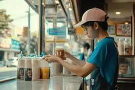 在茶饮店打工的年轻人：不会主动去惹顾客生气图片