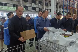 甘肃省邮政管理局党组书记、局长袁海东率队莅临自贡调研快递物流先进经验图片