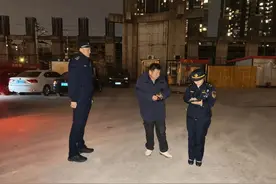 深夜施工是否扰民？突击检查→图片