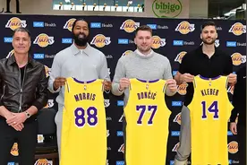 NBA重磅交易 “浓眉”“77”互换东家 东契奇：很高兴能为湖人效力图片
