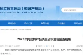 【山东】2023年陶瓷砖产品质量省级监督抽查结果图片