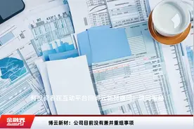 博云新材：公司目前没有兼并重组事项视频封面