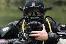 韩颋失联地“九顿天窗”曾有多人因潜水殒命，他曾在此破纪录和救援图片