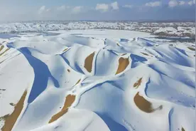 塔克拉玛干沙漠又下雪了？带你了解真相图片