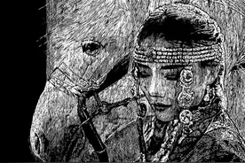 诺恩吉雅的白马图片