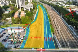 广州广园快速路车道有变，五山立交隧道主体开建在即图片