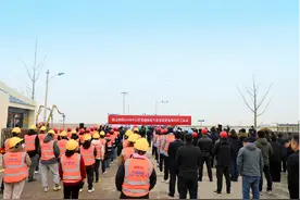 450MW百村共建渔光互补光伏发电项目开工图片