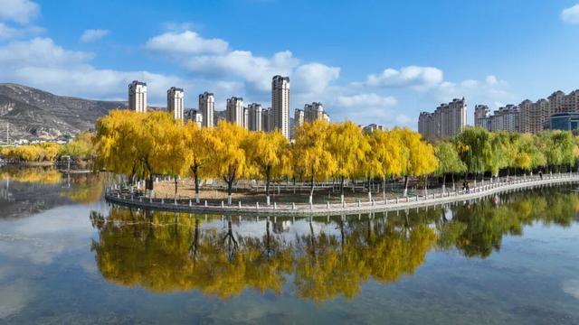 图说定西 | 定西湖畔风景如画