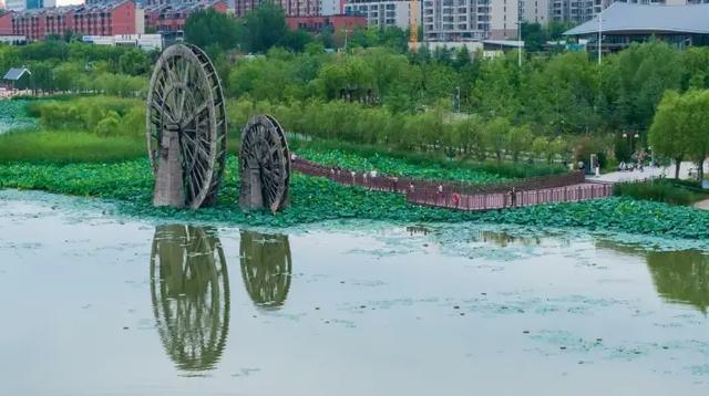 渭南石川河湿地公园美景如画