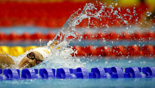 大运会女子4X200自由泳接力中国摘银