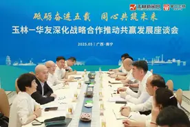 同心共筑未来！王琛张惠强在南宁与华友控股集团董事长陈雪华一行座谈图片