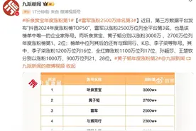 听泉赏宝抖音年度涨粉第1位，雷军第3，李子柒第16图片